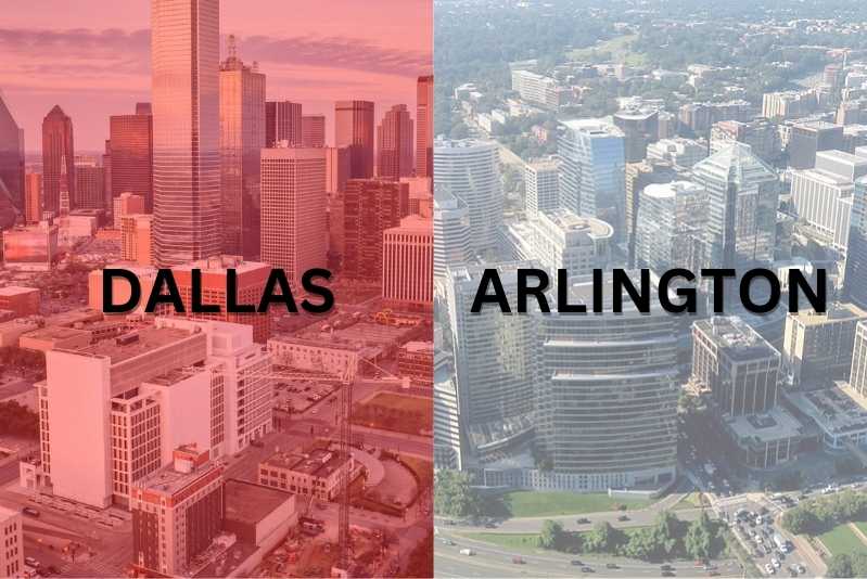 Dallas and Arlington